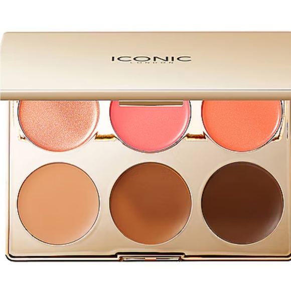 BNIB by ICONIC LONDON MULTI USE CREAM BLUSH, BRONZE AND HIGHLIGHT PALETTE - Picture 7 of 14
